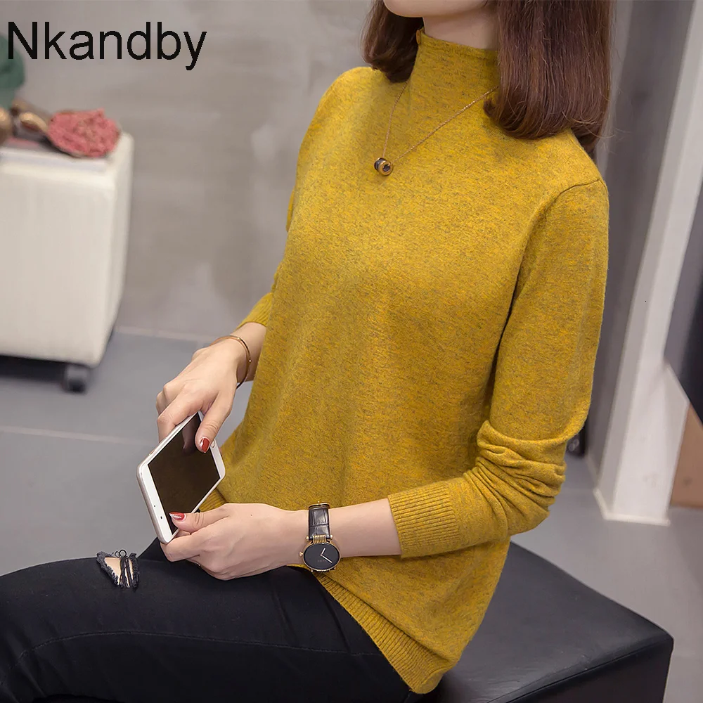

Plus Size Turtleneck Pullovers Sweaters Women 2020 Autumn Winter Trendy Loose Long Sleeve Ladies Knitted Tops Oversized Jumper