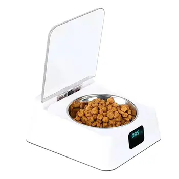 

Pet Feeder Infrared Sensor Cat And Dog Bowl Automatic Opening Anti-Cockroach Mouse Moisture-Proof Smart Pet Feeder