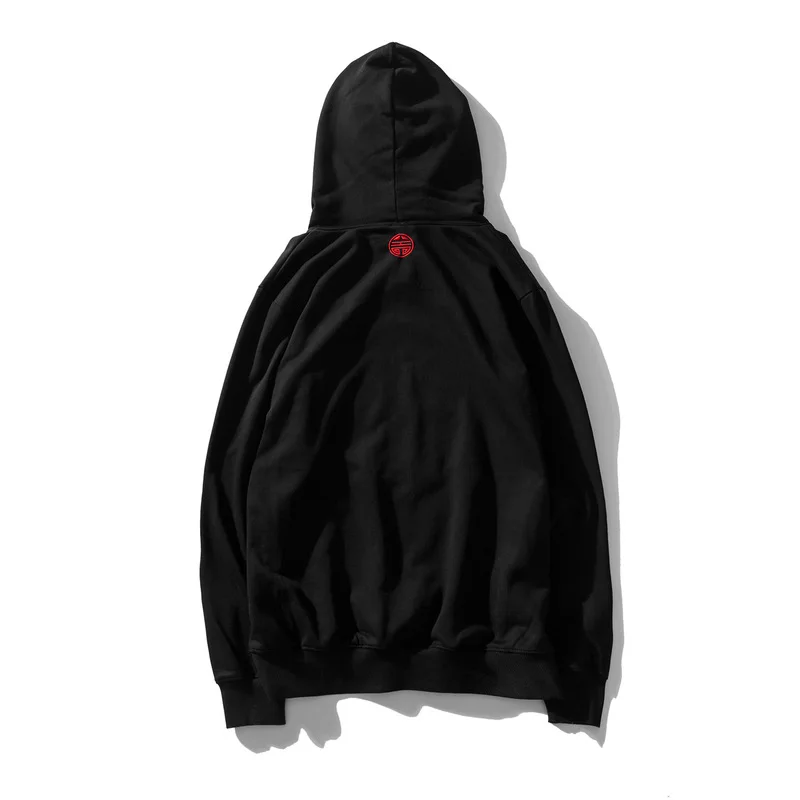 Dragon Embroidery Hoodies Streetwear Sweatshirt Men Harajuku Hip Hop Hoodie Chinese Style Embroidered Male Plus Size 5XL HZ233