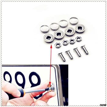 

Car number License Plate Bolts Frame Screws Screw for Peugeot 206 307 406 407 207 208 308 508 2008 3008 4008