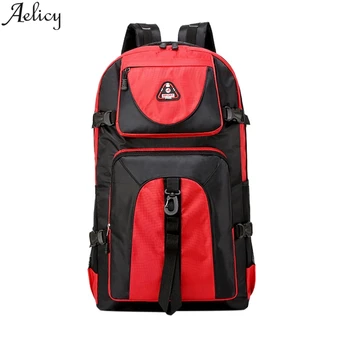 

Aelicy Outdoor bag sports travel mountaineering backpack camping rucksack travel waterproof hit color nylon bicycle shoulder bag