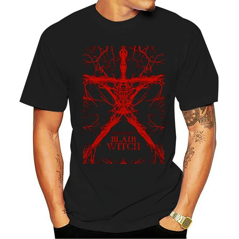 

T Shirt The Blair Witch Project 1999 Horror Film Black 100% Cotton S- V5 Light Tee Shirt