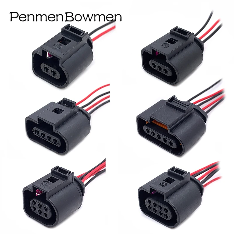 2 3 4 5 6 8 10 14Pin 1.5MM Auto Coil Waterproof Connector Wire Harness Horn Plug 1J0973702 1J0973703