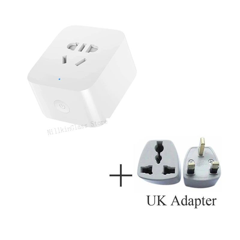 Add UK Adapter Xiao mi jia умная розетка bluetooth шлюз USB быстрое зарядное устройство основное гнездо Интеллектуальная связь Wi-Fi mi Home APP управление - Цвет: Add UK Adapter