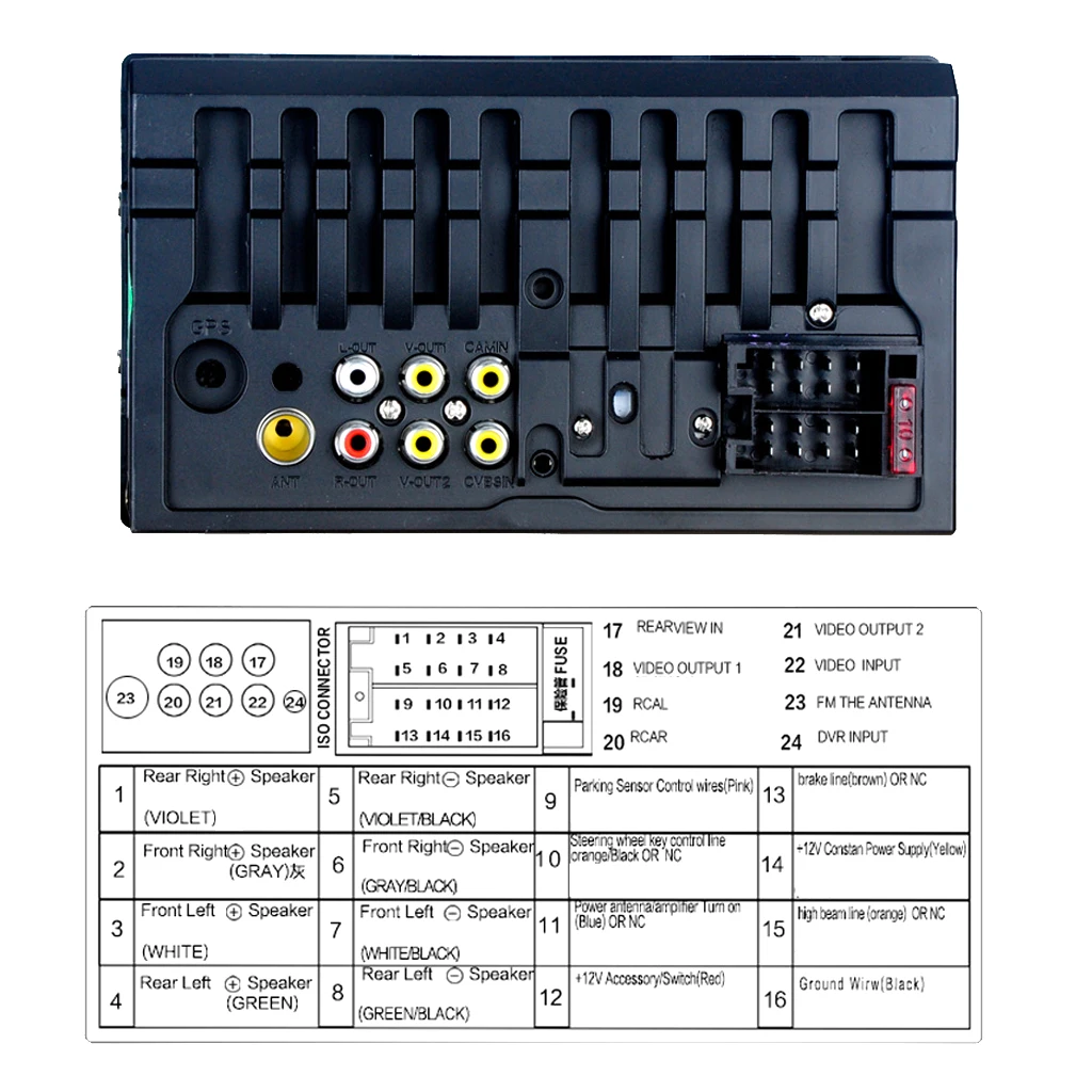 7' Universal Car Radio HD Autoradio Multimedia Player Durable Touch Screen Auto audio Car Stereo MP5 Bluetooth USB TF FM Camera 