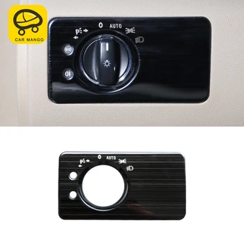 

CarManGo For Mercedes Benz R-Class 2014-2017 Car Headlight Button Switch Panel Cover Trim Frame Sticker Interior Accessories