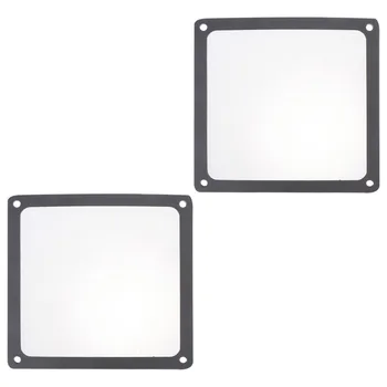 

2PCS Computer Dustproof Cover Computer Case Fan Filter Computer Dust Screen Chassis Fan Dust Mesh for Bar Office Home