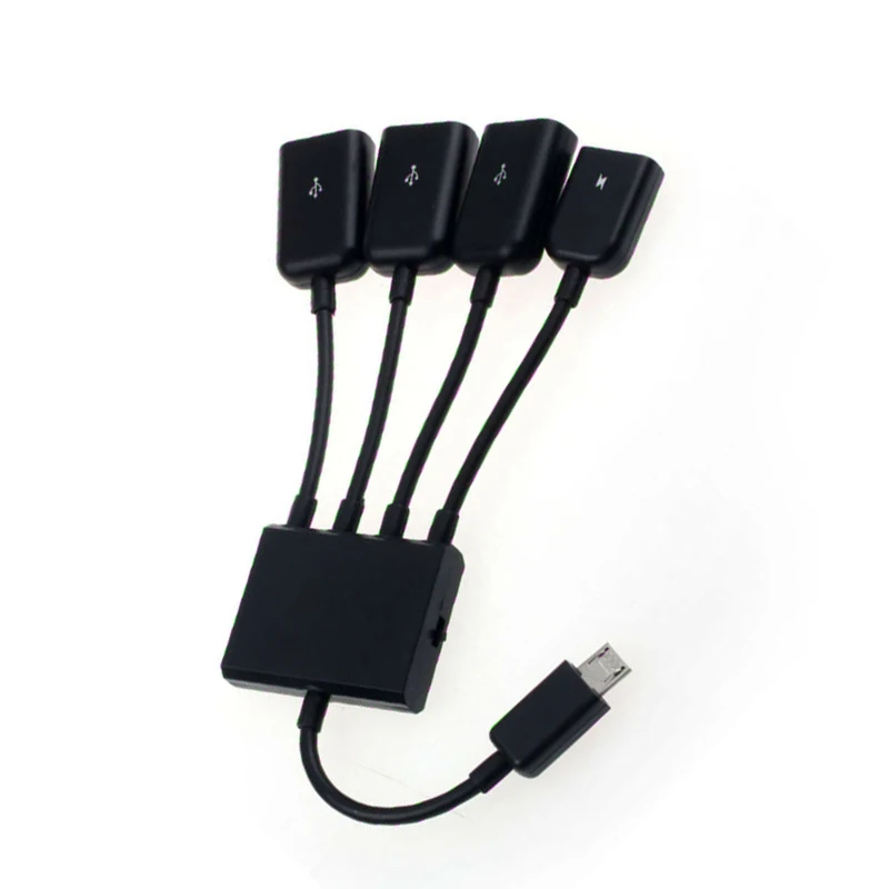 1x Micro USB кабель в комплект поставки входит адаптер Мощность зарядки 4-портовый концентратор для телефонов на базе Android с Bluetooth