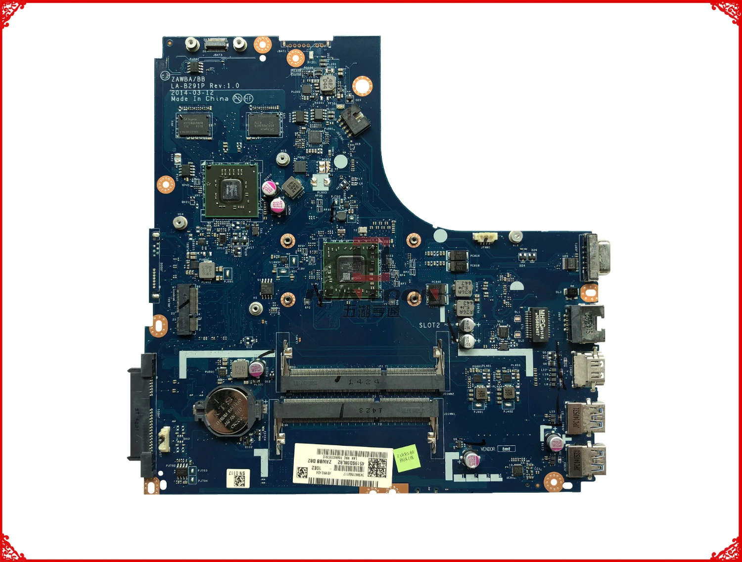 Новый LA-B291P для ноутбука Lenovo B50-45 материнская плата FRU:5B20G37215 A6-6310U DDR3 100% полностью