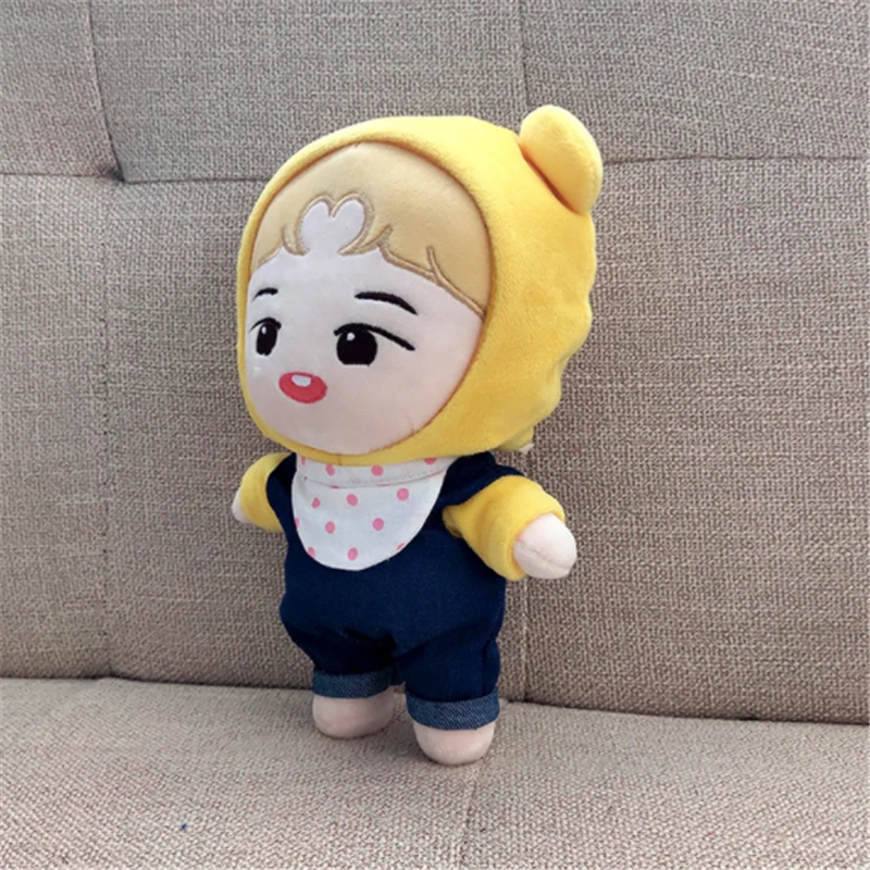 Корея Kawaii Chenle плюшевые куклы мультфильм игрушка мягкие куклы с курткой шарф брюки PP Хлопок Fanmade милые игрушки вентиляторы подарок