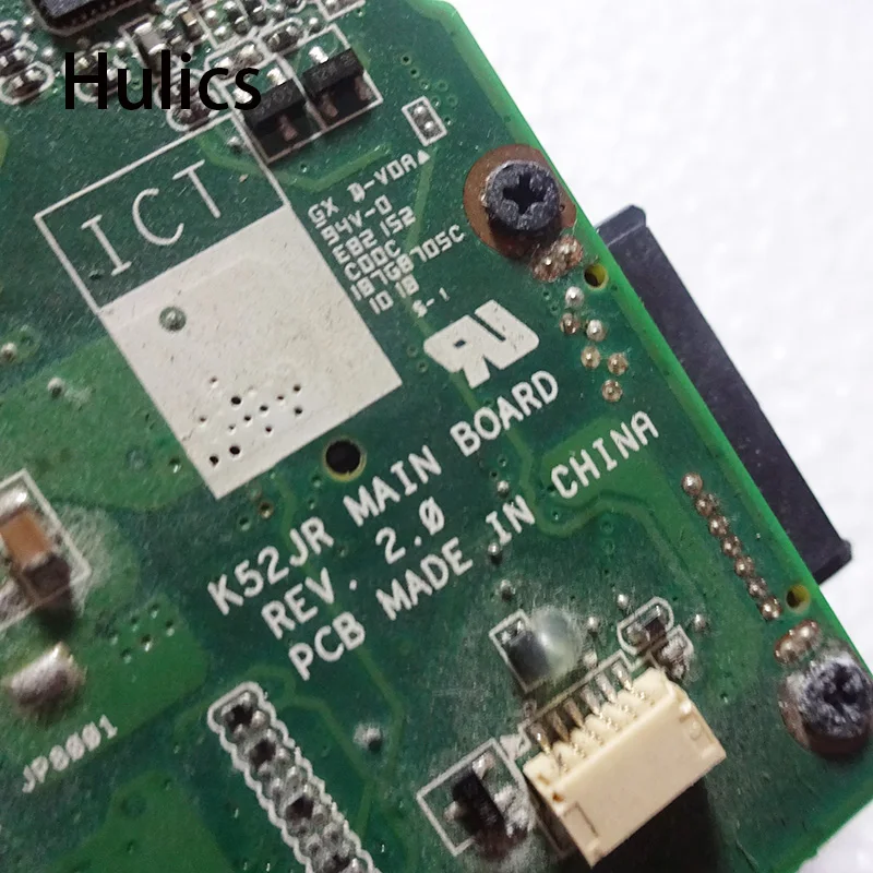 Hulics для Asus K52JR REV: 2,0 Материнская плата ноутбука HM55 60-N07MB1000-A14 60-N07MB1000