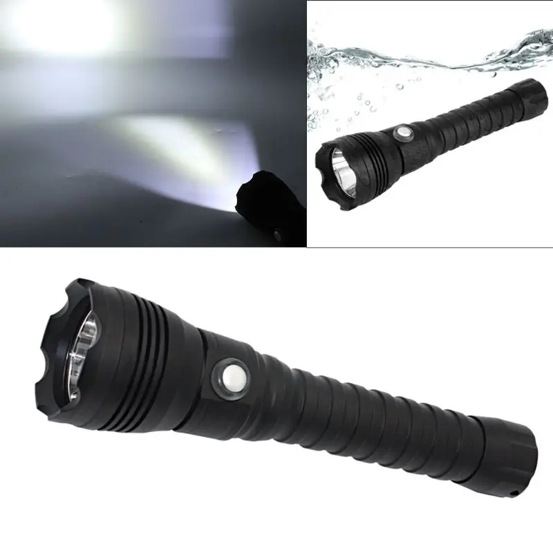 XHP 70 Portable LED Diving Waterproof Underwater 100M White Light 4000 Lumens 26650 Battery Lanterna Torch Camping Hiking Runnin