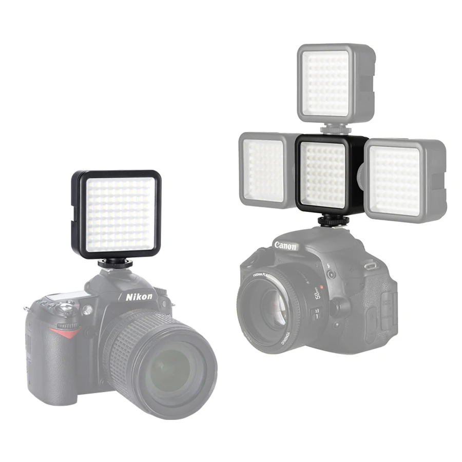 MAMEN Dimmable 81 светодиодный светильник для видеосъемки 6000k на камеру студийный