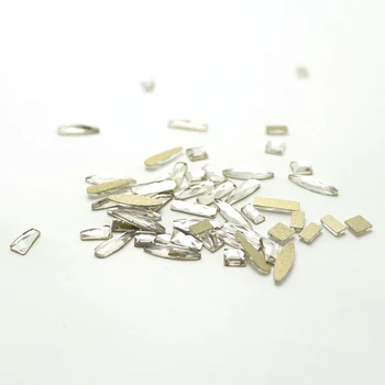 

6 shape mix clear color Glass crystal Rhinestone All for nail design about 60pcs (10pcs/shape) non-hotfix Glitter Gems Sticker