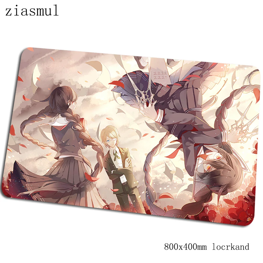 Danganronpa коврик для мыши 800x400x3 мм коврики горячая Распродажа Коврик для компьютерной мыши игровые аксессуары милые игровые коврики и чехлы игры pc gamer - Цвет: Size 800x400x3mm
