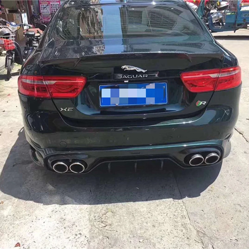 Спойлер из углеволокна Багажник крыло багажника задний бампер спойлер для Jaguar XE- высококачественный спойлер из углеволокна