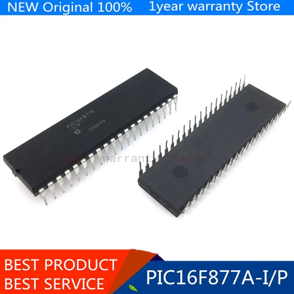 5 шт./лот PIC16F877A I/P DIP 40 новый оригинальный IC в наличии!|Пульты ДУ| |