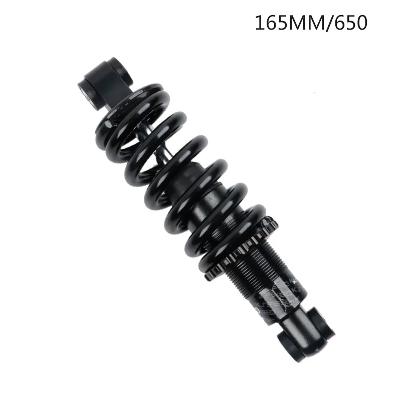 Black 165 650LBS MTB металлические задние рессоры амортизатор подвески пружинный амортизатор горные гоночный велосипед задние рессоры 165 мм 650LBS Запчасти для велосипедов - Цвет: Black 165 650LBS