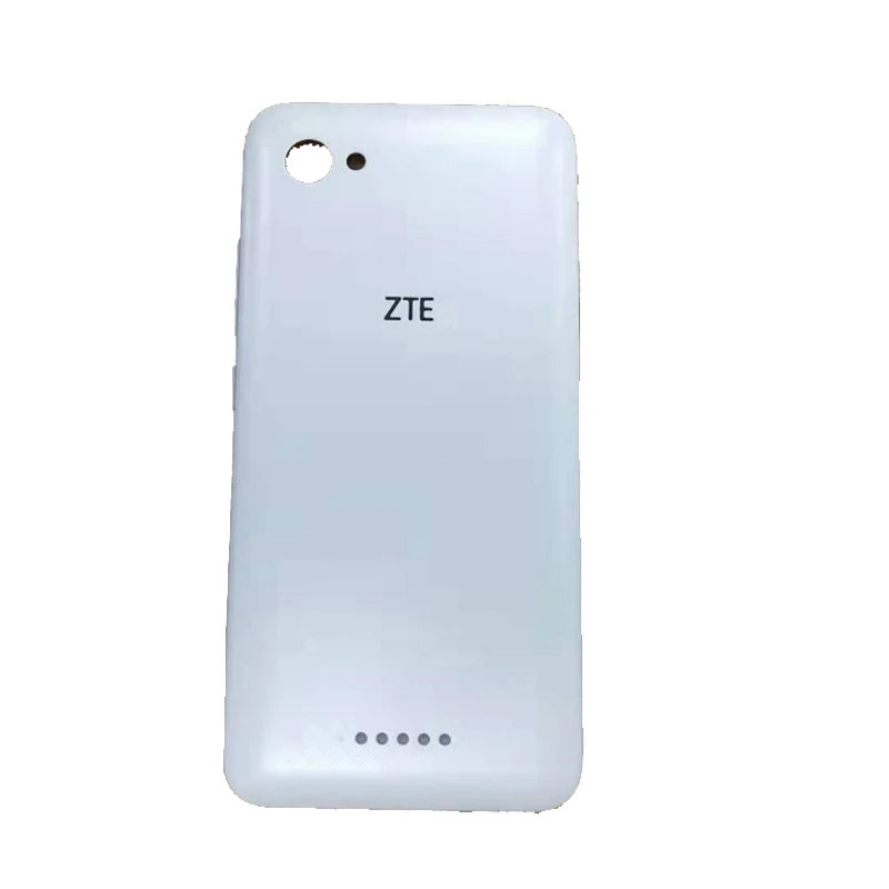 Корпус для zte Blade A601 BA601 A 601 BA 601 задняя крышка батарейного отсека Запасные части с боковой кнопкой - Цвет: Белый