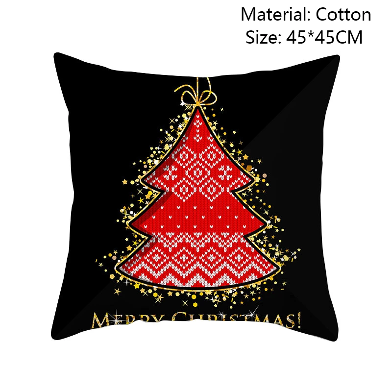 A29 45*45 см рождественские Чехлы для подушек украшения для дома Navidad Noel рождественские украшения Gfts наволочка счастливый год - Цвет: A29