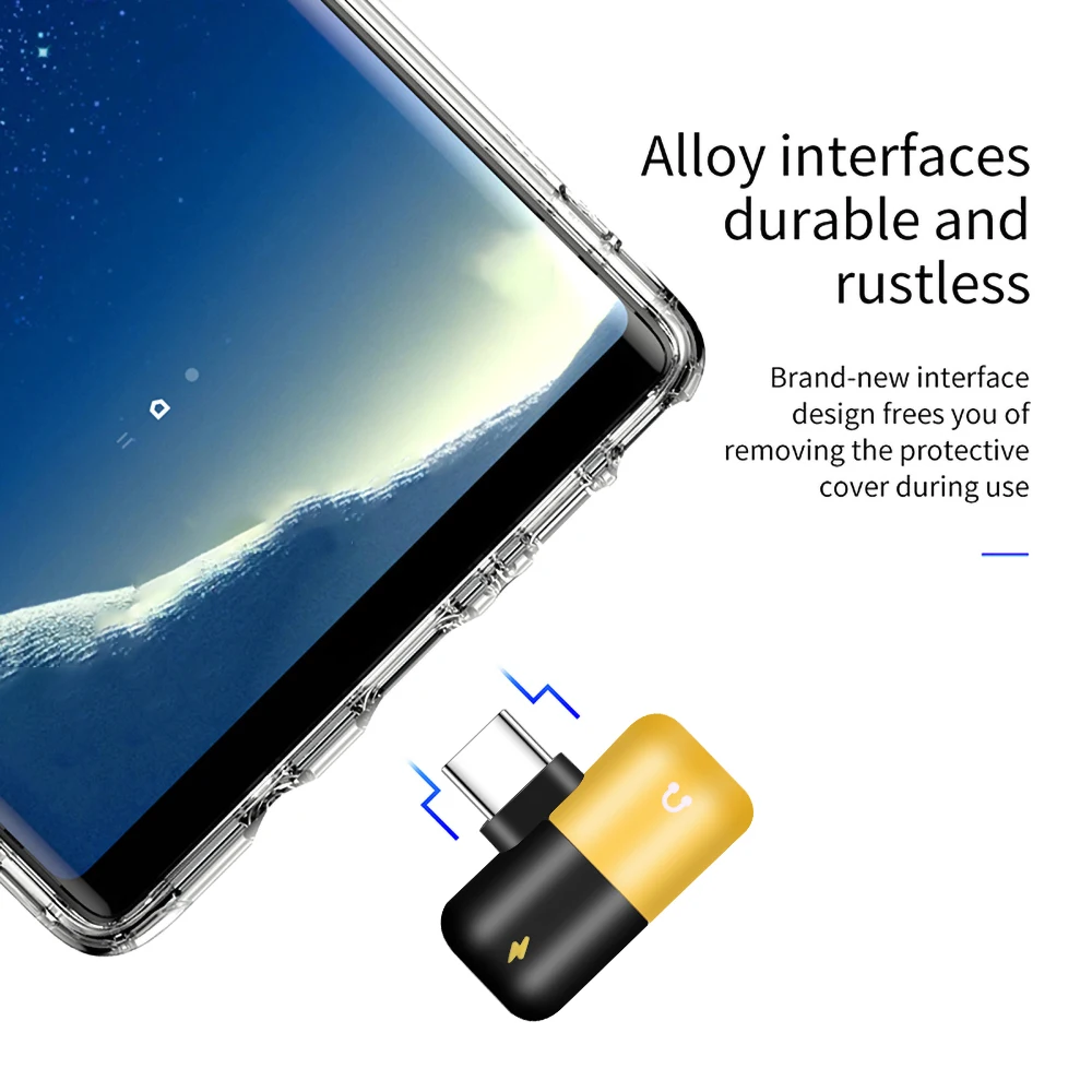 USB Type C зарядный аудиокабель преобразователь сплиттер адаптер для наушников 2 в 1