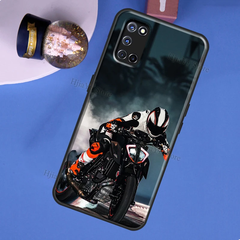 oppo phone back cover Moto Cross Motorcycle Sports For OPPO Find X3 Pro A5 A9 A31 A53 2020 A1K A15 A3S A5S A83 A93 A52 A72 Bumper Phone Case oppo mobile cover