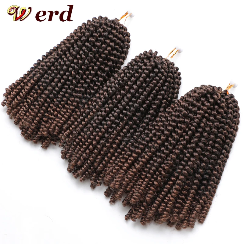 Верд высокая температура синтетическое волокно Весна Твист крючком коса 8