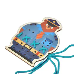 Mideer – jeu de couture pour enfant, jouets en papier, Montessori, soins des animaux, pour bébé, enfant de plus de 3 ans 
