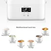 LIFE ELEMENT Lunch Box Electric Xiao Heated Lunchbox Heated Food Container Timing Multifunctional Ceramic Liner Double Layer 5