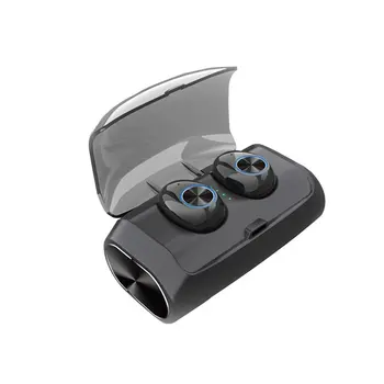 

Tws Headset 5.0 Wireless Sports Black Technology Headset Mobile Power 2 In 1 Comfortable In-Ear Stereo