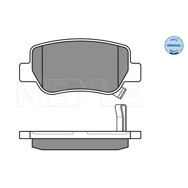 Disc pads back with anti-scratch. Plates  Toyota Avensis 1 - Цена: 