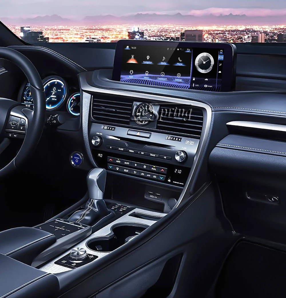 12,3 дюймов обновленный автомобильный экран мультимедийный плеер для LEXUS RX автомобиль с сенсорной панелью
