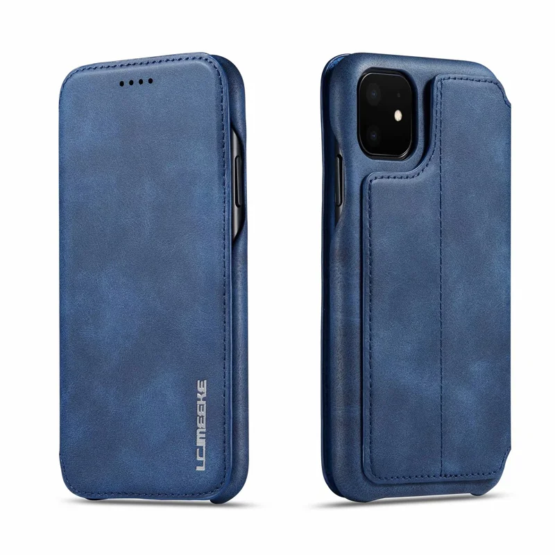 Navy Чехол-книжка из натуральной кожи для iPhone 11 Pro Max XS 10S Max XR X 8 7 6 6S Plus, чехол с отделением для карт, магнитный чехол, подставка, держатель, Fundas - Цвет: Navy