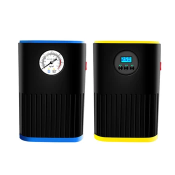 

Portable Car Air Compressor Black Yellow DC 12V Digital/Pointer Tire Inflator Auto Air Pump Car Motorcycle LED Light Tire Pump
