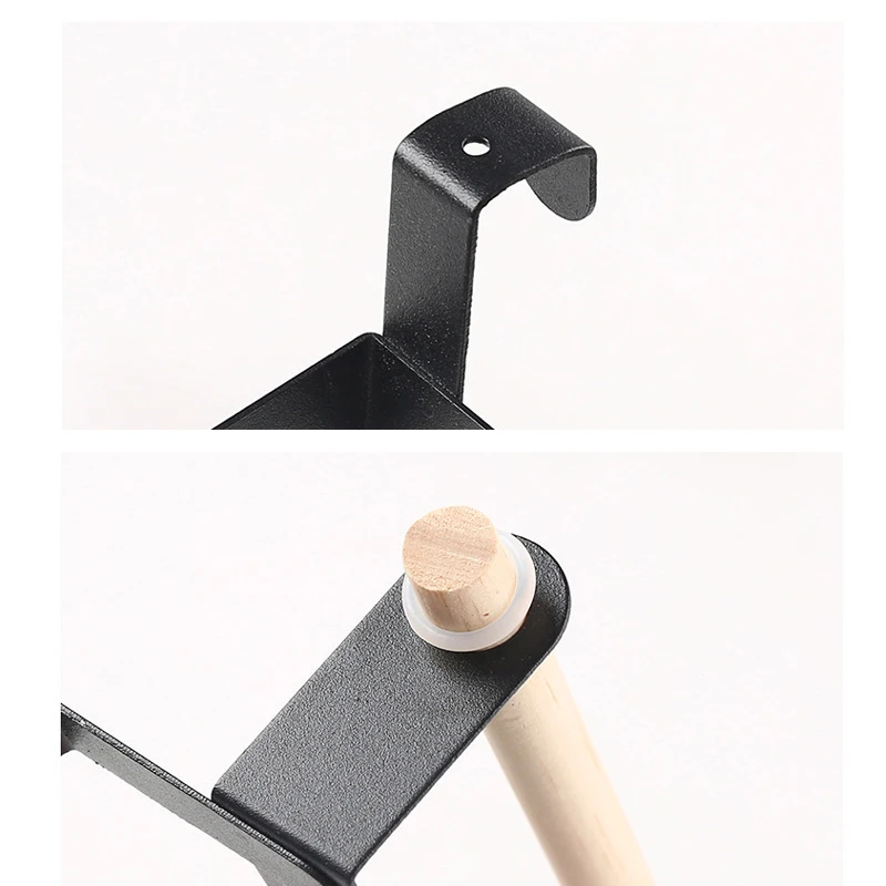 Single Rod Kitchen Towel Hanging Rack Cupboard Cabinet Door Back Hanger Cupboard Kitchen Organizer Storage Rack for Bathroom