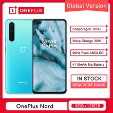 Oneplus Snapdragon 765G Nord 8GB 128GB GSM/LTE/WCDMA/5G Nfc Dash Charge Octa Core Fingerprint Recognition