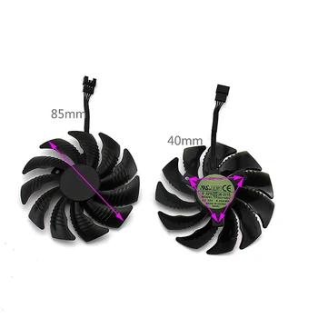 

Diameter 85MM GPU Graphics Card Cooling Fan Cooler for Gigabyte P106 GTX1060 1050ti 1070 RX470 RX570 580 Accessories