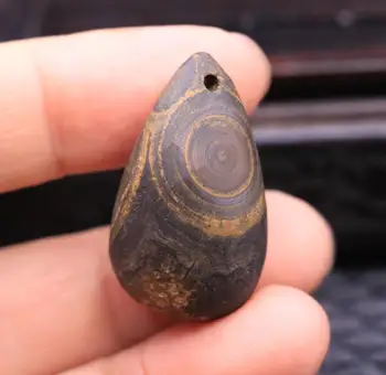 

Super Energy From LK brother Sauces Magic Energy Tibetan old Agate Natural Eye Meng dZi Bead Healing Amulet 20200220A