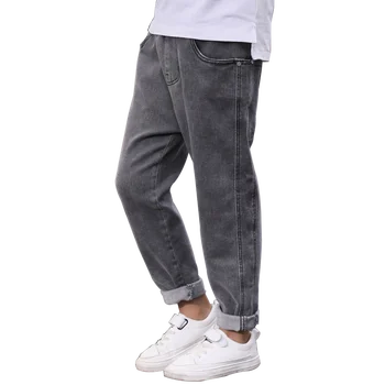 

Jeans For Boy Solid Color Jeans Kids Boy Casual Style Kids Jeans Spring Autumn Children's Jeans Clothes 6 8 10 12 14