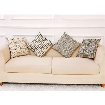 

Decorative Cushion Cover Pillow Case Geometric Printed Polyester Throw Pillow Decor for Home Decoration Sofa Pillow Covers