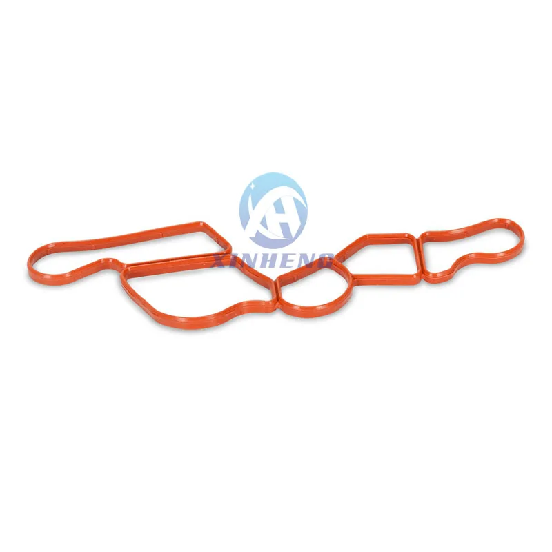 Engine Oil Filter Housing + Timing Case Gasket For Mercedes W203 W204 CL203 W211 X204 W164 W221 M272 Engine 2721840080 rubber gasket aluminum gasket kits