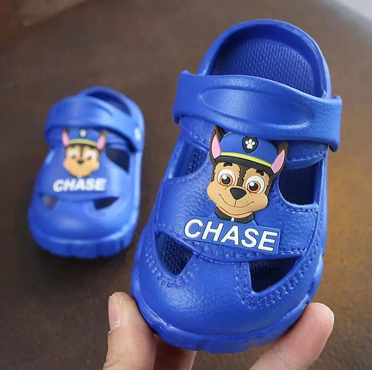 Лидер продаж; Echt poot patrouille kinderen schoenen; тапочки для малышей; Домашние Нескользящие тапочки с героями мультфильмов; jongens meisjes - Цвет: 1905-DKBU