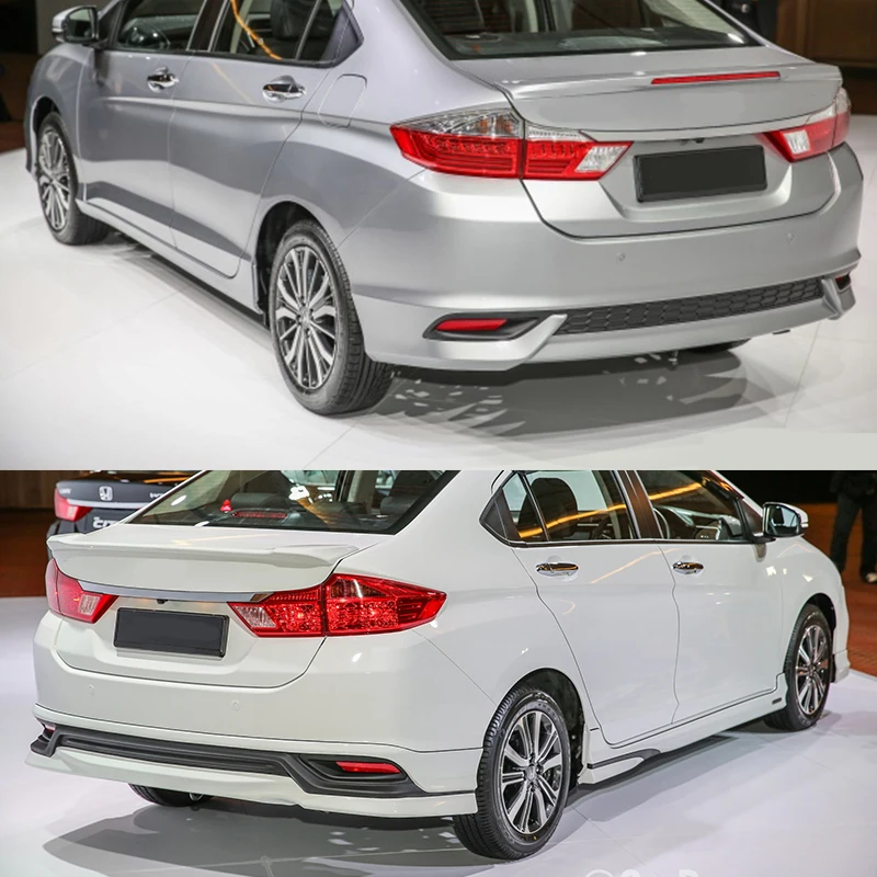 1 комплект Светодиодный отражатель заднего бампера для Honda City торможение ходовой свет противотуманная Автомобильная лампочка стоп-сигнал отражатель