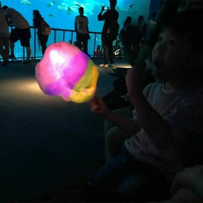 8 Function LED Cotton Candy Glo Cones Spun Sugar Light Lamp Bar Stick Toy Party 100% brand new and high quality 8 Function LED Cotton Candy Glo Cones Spun Sugar Light Lamp Bar Stick Toy Party 100% brand new and high quality