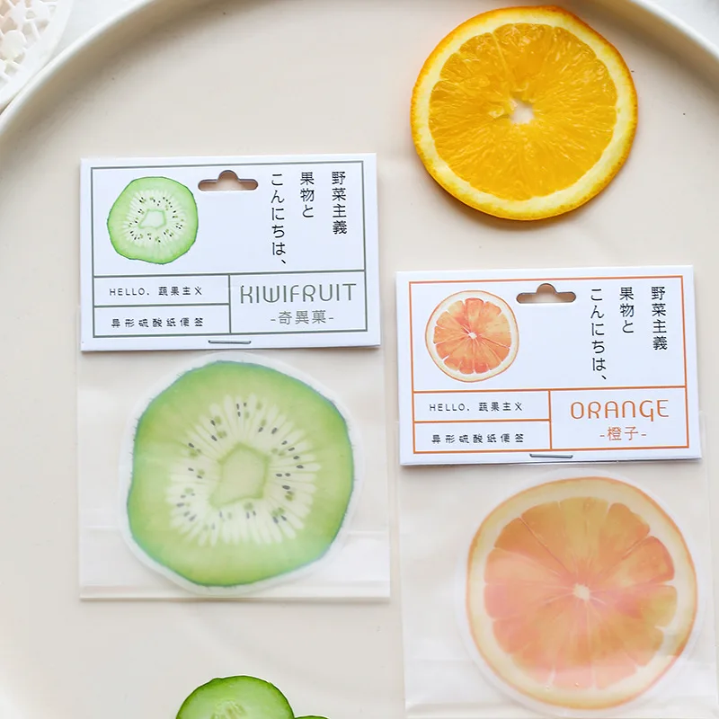 20 Sets/lot Memo Pads Creative fruit and vegetableism Scrapbooking Stickers Office School stationery