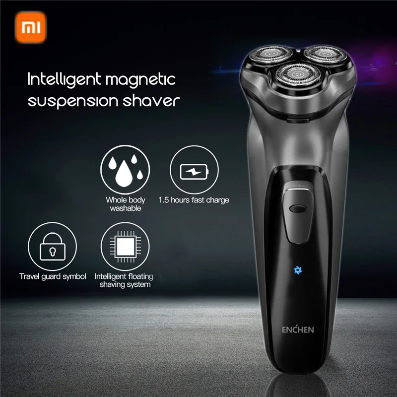 

Xiaomi Shaver Men's Beard Trim Electric Shaver Hair Clipper 3 Wet And Dry Beard Trim Washable Double Blade 5