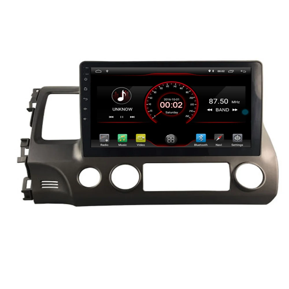 Автомагнитола 2 din 10 дюйма android автомобильный DVD-плеер для Honda Civic 2006-2011 головное