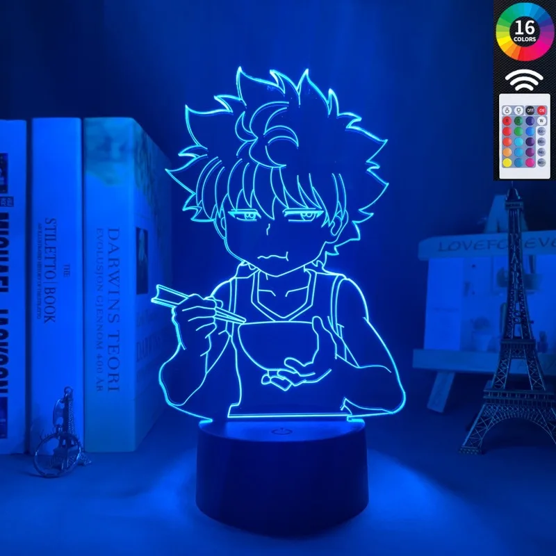 Светодиодный светильник Hunter X Killua для детской спальни декор Hxh светодиодный