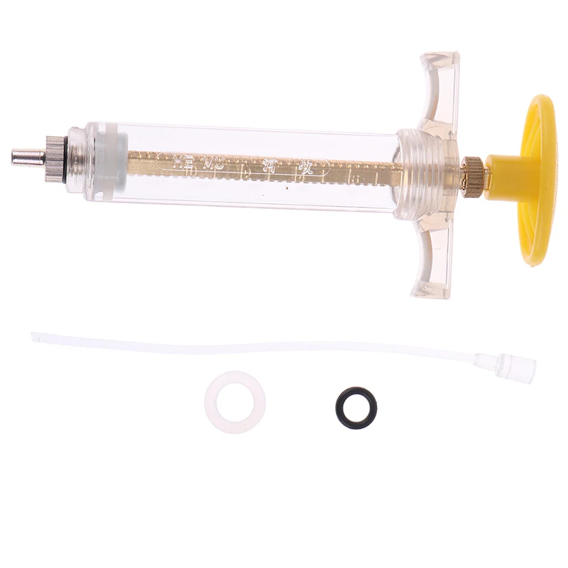 10ml Parrot Chick Feeder Copper Head Syringe Hose Birds Feeding Syringe Injector Supplies Bird Feeders