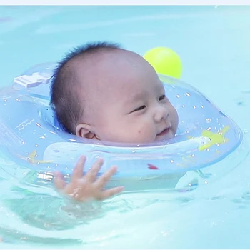 

Neck Circle Float Baby Swimming Ring Inflatable Infant Children Floating Pool Baby Accessories Toys Safety Bath Ring